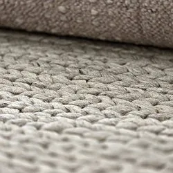 Wool rug - Talvia Braided Wool (grey)