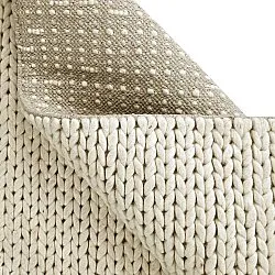 Wool rug - Talvia Braided Wool (off-white)