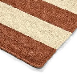 Wool rug - Torquay (cinnamon/white)
