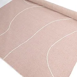 Wool rug - Viseu (dusty pink)