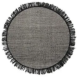 Round rug - Pike (black)