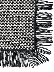 Wool rug - Pike (black)