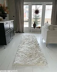 Shaggy rugs - Janjira (white)