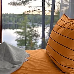 Bed sheet - Asteria (apricot)