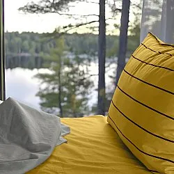 Bed sheet - Asteria (mustard)