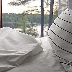 Bed sheet - Asteria (white)