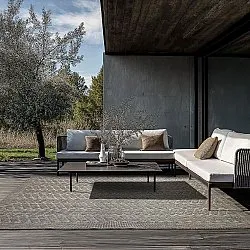 Indoor/Outdoor rug - Aria (grey)
