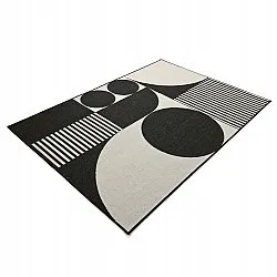Indoor/Outdoor rug - Aurora (black/white)