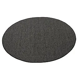 Round rug - Indoor/Outdoor Bennett (black)
