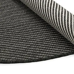 Round rug - Indoor/Outdoor Bennett (black)