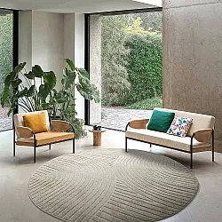 Round rug - Indoor/Outdoor Devon (beige)