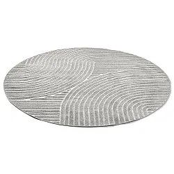 Round rug - Indoor/Outdoor Devon (grey)