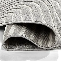 Round rug - Indoor/Outdoor Devon (grey)
