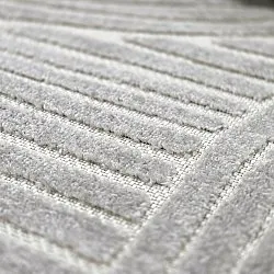Round rug - Indoor/Outdoor Devon (grey)