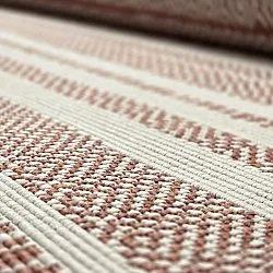 Indoor/Outdoor rug - Ethan (orange)