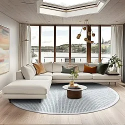 Round rug - Tromsø (green)