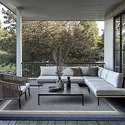 Indoor/Outdoor rug - Mason (blue)