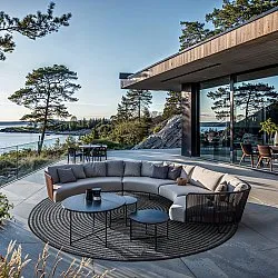 Round rug - Ferragudo (anthracite)
