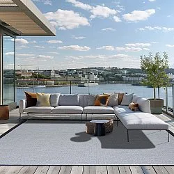 Indoor/Outdoor rug - Sortelha (black)