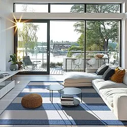 Indoor/Outdoor rug - Santana (blue)