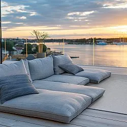Indoor/Outdoor rug - Sortelha (blue)