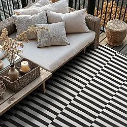 Indoor/Outdoor rug - Otto (black)