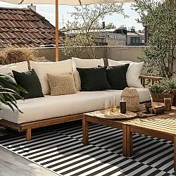 Indoor/Outdoor rug - Roscoe (black)