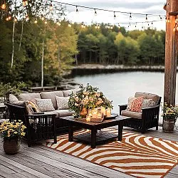 Indoor/Outdoor rug - Winona (orange)