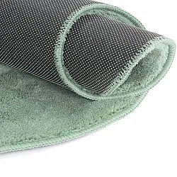 Wavy Runner Rug - Aranga Super Soft Fur (green)