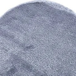 Wavy Runner Rug - Aranga Super Soft Fur (steel blue)