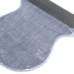 Wavy Runner Rug - Aranga Super Soft Fur (steel blue)