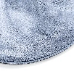 Wavy Runner Rug - Aranga Super Soft Fur (steel blue)