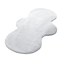Wavy Runner Rug - Aranga Super Soft Fur (white)