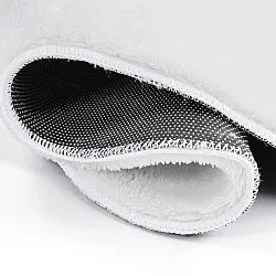 Wavy Runner Rug - Aranga Super Soft Fur (white)