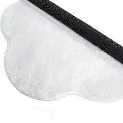 Wavy Round Rug - Aranga Super Soft Fur (white)