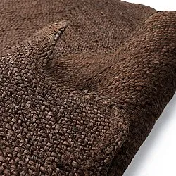 Wavy jute rug - San Francisco (brown)