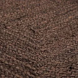 Wavy jute rug - San Francisco (brown)