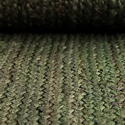 Wavy jute rug - San Francisco (army green)
