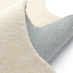 Wavy Wool Rug - Diu Hand Tufted Wool Premium (cream)