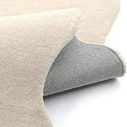 Wavy Wool Rug - Diu Hand Tufted Wool Premium (cream)