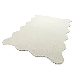 Wavy Wool Rug - Diu Hand Tufted Wool Premium (white)