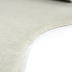 Wavy Wool Rug - Diu Hand Tufted Wool Premium (white)