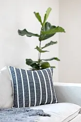 Cushion cover - Valentina (black)