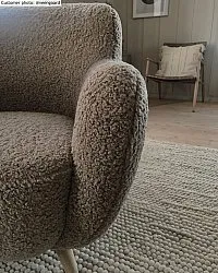 Round rug - Avafors Wool Bubble (beige)