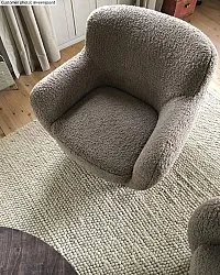 Wool rug - Avafors Wool Bubble (beige)