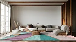 Wilton rug - Sanya (blue/multi)