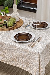 Cotton tablecloth Viola (beige)