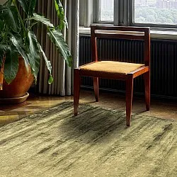 Viscose rug - Jodhpur Special Luxury Edition (olive green)