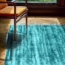 Viscose rug - Jodhpur Special Luxury Edition (turquoise)