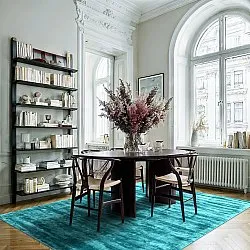 Viscose rug - Jodhpur Special Luxury Edition (turquoise)